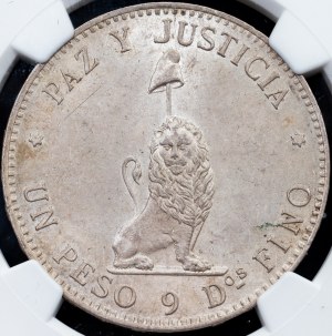 Paraguay, 1 Peso 1889, Buenos Aires