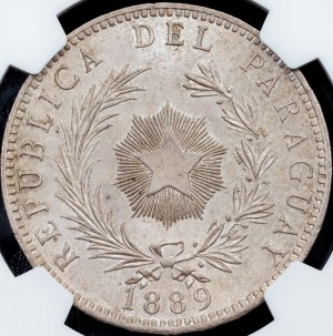 Paraguay, 1 Peso 1889, Buenos Aires