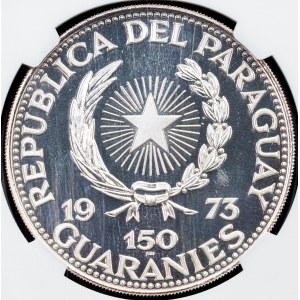 Paraguay, 150 Guaranies 1973, Stuttgart