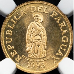 Paraguay, 1 Guaraní 1993, Santiago
