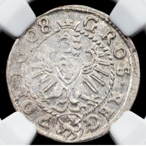 Poland, Grosz koronny 1608, Krakow