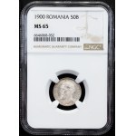 Romania, 50 Bani 1900, Hamburg