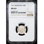 Romania, 50 Bani 1911, Hamburg