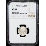 Romania, 50 Bani 1914