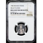 Rwanda, 1 Franc 1985, Llantrisant