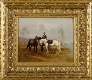 Włodzimierz ŁOŚ (1849-1888), Odpoczynek huzara