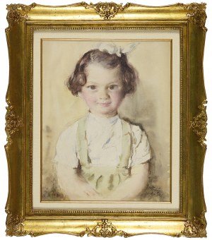Julian FAŁAT (1853-1929), Portret dziewczynki