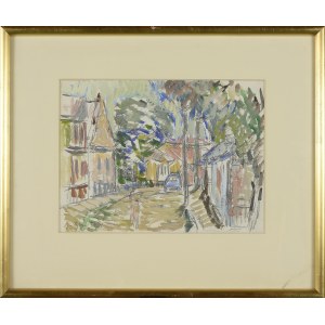 Jan CYBIS (1897-1972), Stary Sącz, I Street