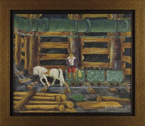Paweł WRÓBEL (1913-1984), Kopalnia