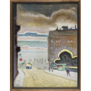 Leon GETZ (1896-1971), arrêt de tramway