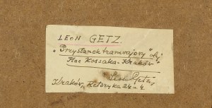 Leon GETZ (1896-1971), Przystanek tramwajowy
