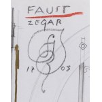 Franciszek Starowieyski (1930 Bratkówka k. Krosna - 2009 Warszawa), Zegar - Faust, 2003