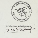 Franciszek Starowieyski (1930 Bratkówka u Krosna - 2009 Varšava), charakterová skica, 1984