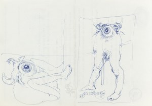 Franciszek Starowieyski (1930 Bratkówka near Krosno - 2009 Warsaw), Character sketches, 1982