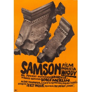 Franciszek Starowieyski (1930 Bratkówka u Krosna - 2009 Varšava), plakát k filmu Samson, režie Andrzej Wajda, 1961, 1961