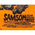 Franciszek Starowieyski (1930 Bratkówka u Krosna - 2009 Varšava), plakát k filmu Samson, režie Andrzej Wajda, 1961, 1961
