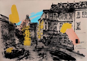 Tetiana OCHEREDKO (ur. 1985), Szkic 24. Gdańsk, ul. Wajdeloty, 2024
