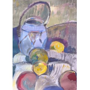 Marcin RACZKOWSKI (b. 1978), Still Life with Lemons and Apples by Cezanne, 2025