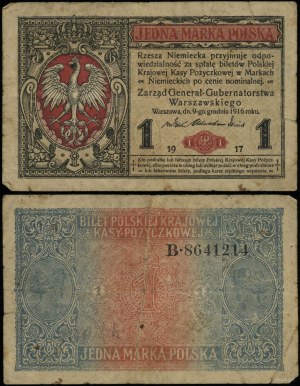 Poland, 1 Polish mark, 9.12.1916