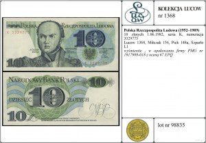 Poland, 10 zloty, 1.06.1982