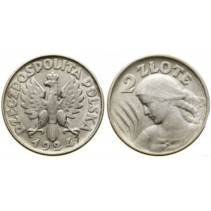 Polska, 2 złote, 1924, Filadelfia