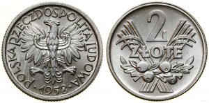 Poland, 2 zloty, 1958, Warsaw