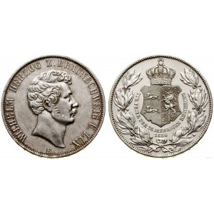 Niemcy, 2 talary = 3 1/2 guldena, 1856, Hanower