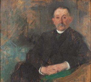 Olga Boznańska (1865 Kraków - 1940 Paryż), Portret mężczyzny, 1906