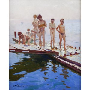 Feliks Michał Wygrzywalski (1875 Przemyśl - 1944 Rzeszów), Morska kąpiel