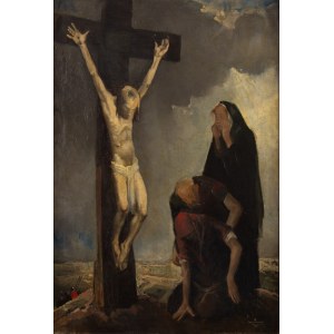 Włodzimierz Bartoszewicz (1899 Lemberg - 1983 Poznań), Unter dem Kreuz (Crucifixion), 1931