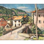 Jerzy Merkel (1884 Lwów - 1976 Wiedeń), Widok miasteczka