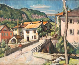 Jerzy Merkel (1884 Lwów - 1976 Wiedeń), Widok miasteczka