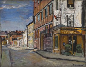 Natan (Nathan) Grunsweigh (Grunsweig) (1880 Kraków - 1956 Paryż), Na rogu ulicy