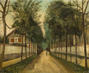 Natan (Nathan) Grunsweigh (Grunsweig) (1880 Kraków - 1956 Paryż), Aleja z drzewami