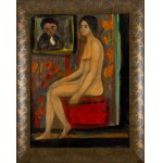 Stanisław Eleszkiewicz (1900 Czutów près de Poltava - 1963 Paris), Modèle dans un atelier