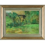 Piotr Potworowski, LAGOW LANDSCAPE, circa 1958.