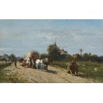 Walery Brochocki, NIEDZIELA PO KOŚCIELE. WYPADEK W DRODZE, 1873