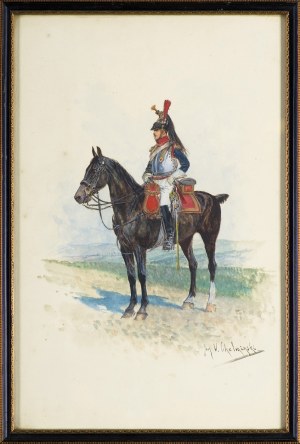 Jan Chełmiński, KIRASJER 14. PUŁKU ARMII KSIĘSTWA WARSZAWSKIEGO, ok. 1913