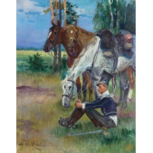 Wojciech Kossak, ODPOCZYNEK, 1930