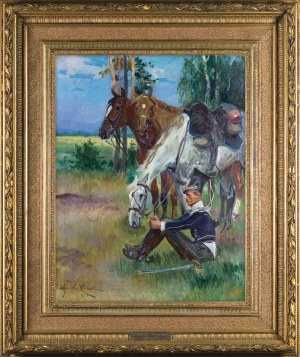 Wojciech Kossak, ODPOCZYNEK, 1930