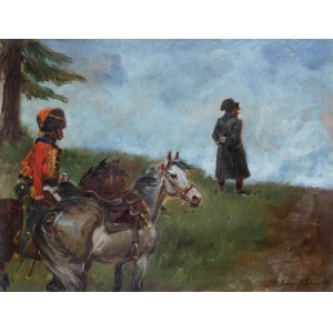 Jerzy Kossak, NAPOLEON ON THE NINE, 1930