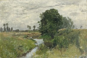 Roman Kochanowski, POCHMURNY DZIEŃ NAD STRUMIENIEM, 30 lipca 1899