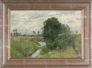 Roman Kochanowski, POCHMURNY DZIEŃ NAD STRUMIENIEM, 30 lipca 1899