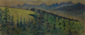 Julian Fałat, VUE DE LA MONTAGNE, 1910