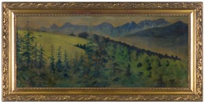 Julian Fałat, WIDOK GÓRSKI, 1910