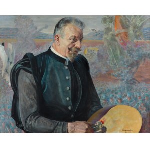 Jacek Malczewski, Portret Kazimierza Pochwalskiego, 1914-1915