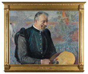 Jacek Malczewski, Portret Kazimierza Pochwalskiego, 1914-1915