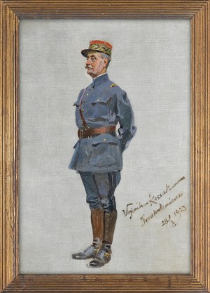 Wojciech Kossak, PORTRET MARSZAŁKA FOCHA, wrzesień 1923