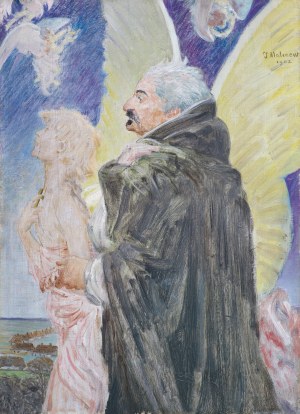 Jacek Malczewski, APOTEOZA IGNACEGO MACIEJOWSKIEGO. PROWADZONY PRZEZ ANIOŁA, 1902