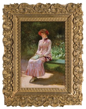 Józef Kraczkowski, PORTRET PANNY PATZAK, 1882